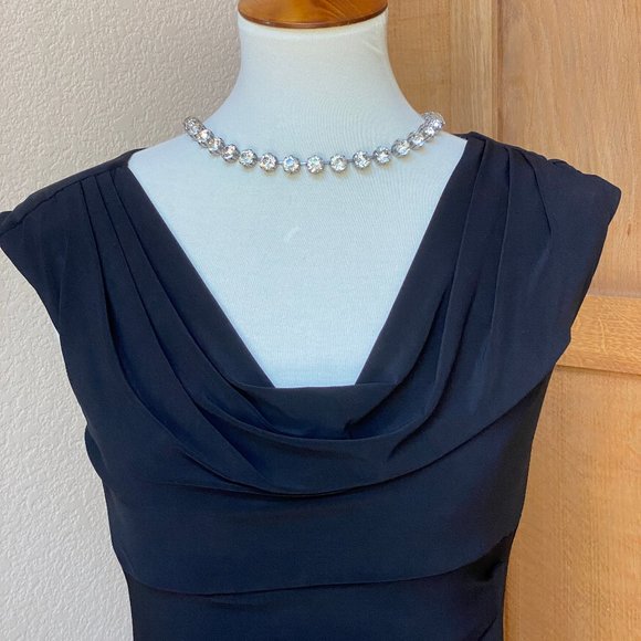 Lauren Ralph Lauren Black Sheath Sleeveles Size 6 - Picture 2 of 13